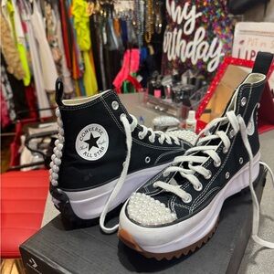 Custom Black and white Run Star Hijes